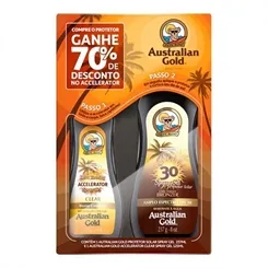 AUSTRALIAN GOLD BRONZER.FPS30+ ACCELERATOR 125G