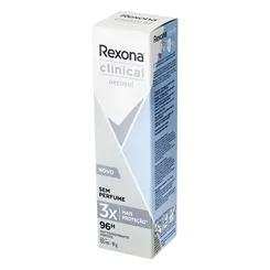 REXONA CLINICAL AEROSOL SEM PERFUME 150ML