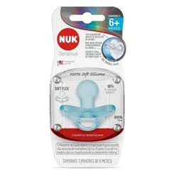 CHUPETA NUK SENSITIVE100% SILICONE MASC TAM 2