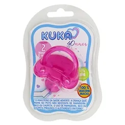 KUKA CHUPETA SIL ORTOD.ROSA TAM 2