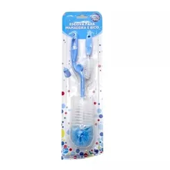 ESCOVA P/LIMPAR MAMAD.E BICO AZUL REF 7795