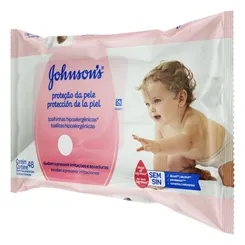 JOHNSON BABY LENCOS UMED. EXT CUIDADO C/48