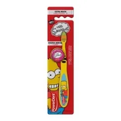 ESCOVA DENT.SIMPSONS EXTRA MACIA C/PROTETOR POWERDENT