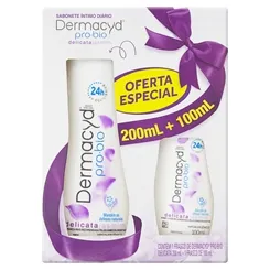 DERMACYD DELICATA KIT C/2 SAB LIQUIDO 200ML+100ML