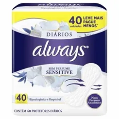 ABS ALWAYS P DIARIO SENSIT/SUMMER C/40UN