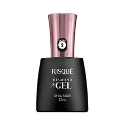 RISQUE ESMALTE GEL TOP COAT FIXADOR 9,5ML