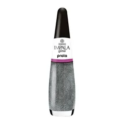 IMPALA ESMALTE A COR DA MODA GLITTER PRATA