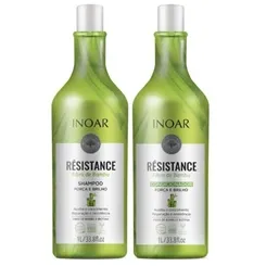 INOAR KIT RESIST.FIBRA BAMBU SH+COND 1LT FOREVER LISS