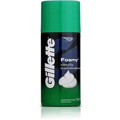 GILLET FOAMY ESP.BAR MENTOL 175G