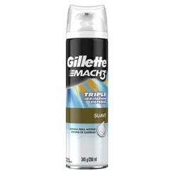 GILLETTE MACH 3 ESP BARB SUAVE 245G