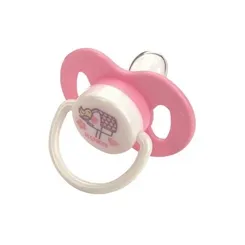 KUKA CHUPETA PLUS SIL.BICO RENDONDA 0-6M ROSA