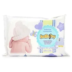 ISABABY TOALHINHAS UMED C/50