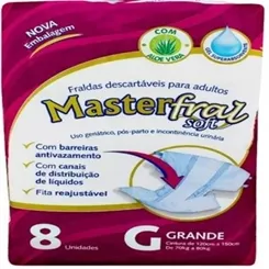 FRALDA MASTERFRAL SOFT G C/8 UNID