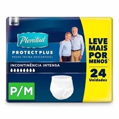 FRALDA PLENITUDE PROTECT PLUS P/M C/24