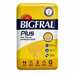 FRALDA  BIGFRAL PLUS G C/8 FP
