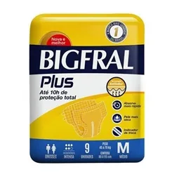 FRALDA  BIGFRAL PLUS M C/9 FP