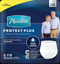 FRALDA PLENITUDE ACTIVE/PTROTECT PLUS P/M C/8