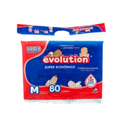 FRALDA  EVOLUTION JUMBO M C/80