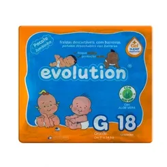 FRALDA EVOLUTION JUMBO G C/18