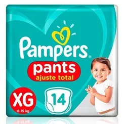 FRALDA PAMPERS PANTS XG C/14