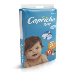 FRALDA  CAPRICHO BABY HIPER G C/60