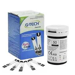 TIRAS GLICOSIMETRO G-TECH FREE LITE C/50