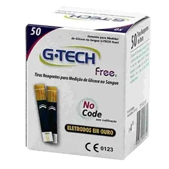 TIRAS GLICOSIMETRO G-TECH C/50