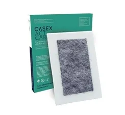 CASEX CARVAO ATIV. C/ PRATA 10,5X10,5CM