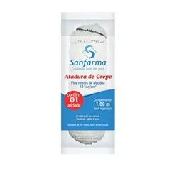 ATADURA CREPOM SANFARMA 10CM/1.8M