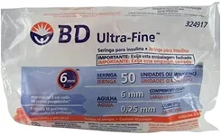SERINGA BD U.F 6MM 0.5ML C/10
