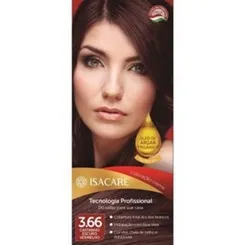 ISACARE TINTURA 3.66 CASTANHO ESCURO VERMELHO