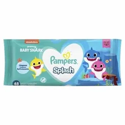 LENCOS UMED PAMPERS BABY SHARK C/48