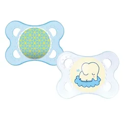 CHUPETA NIGHT (0-6 MESES BOYS) C/2 UNIDS