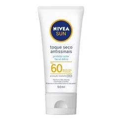 NIVEA SUN FACIAL T.SECO ANTISSINAIS FPS 60 50ML
