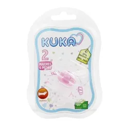 KUKA CHUPETA PREMIUM SIL.ORTO.+6M ROSA