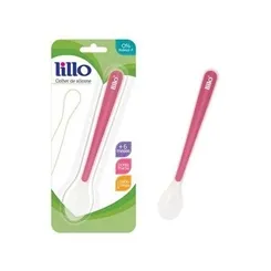 COLHER SILICONE ROSA LILLO +6MESES