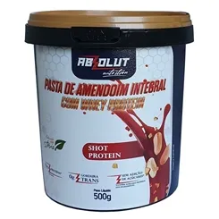 PASTA DE AMENDOIM INTEGRAL SHOT PROTEIN 500G ABSOLUT