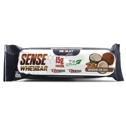 BARRA PROTEINA SENSE WHEYBAR AMENDOIM C/COCO C/1