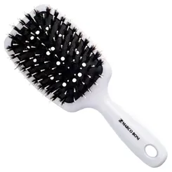 MARCO BONI ESCOVA CABELO RAQUETE BOLSA BLACK WHITE 7378