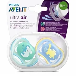 CHUPETA AVENT ULTRA AIR C/2 AZUL 18M+