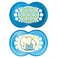 CHUPETA NIGHT MAM +6MESES BOYS C/2