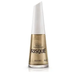 RISQUE ESMALTE MET GOLD VIBES 8ML