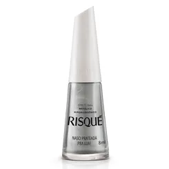 RISQUE ESMALTE MET.NASCI PRATEADA PRA LUA 8ML