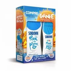 SUNDOWN KIT PRAIA/PISCINA FPS30 200ML+ KIDS FPS30 120ML