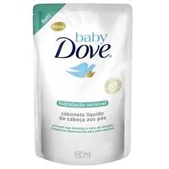 DOVE BABY SAB LIQ CAB AOS PES REFIL 180ML