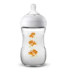 MAMAD.AVENT PETALA ULTRA-SUAVE E FLEXIVEL 260ML TIGRE