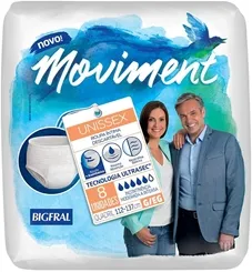 FRALDA BIGFRAL MOVIMENT UNISSEX G/EG C/8
