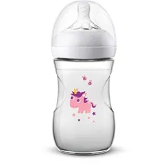 MAMAD.AVENT PETALA ULTRA-SUAVE E FLEXIVEL 260ML UNICORNIO