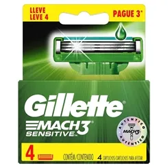 GILLETTE MACH 3 SENSITIVE CART. L4P3
