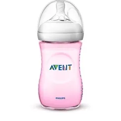 MAMAD.AVENT PETALA ULTRA-SUAVE E FLEXIVEL 260ML ROSA
